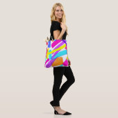 Kwaststreekuitbarsting Tote Bag (Op model)
