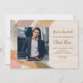 Kwaststreken Foto Verjaardagsfeest Uitnodiging (Voorkant)