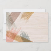 Kwaststreken Foto Verjaardagsfeest Uitnodiging (Achterkant)