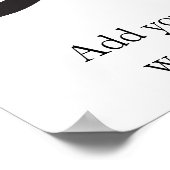 KWATAKYE ATIKO-symbool van Brakheid en Zwelijkheid Poster (Hoek)