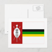 KwaZulu Flag Briefkaart (Voorkant / Achterkant)