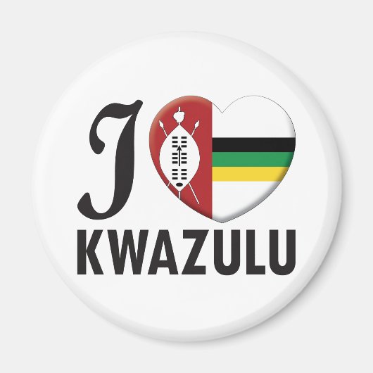 Kwazulu Love Magneet (Voorkant)