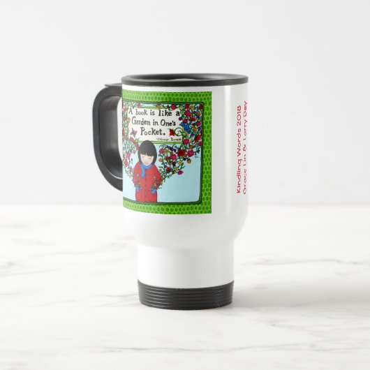 KWE Guest Illustrators Travel Cup Reisbeker (Voorkant links)