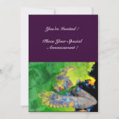 KWEEFSELS, groen geel paars Kaart (Voorkant)