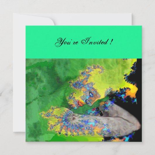 KWEEFSELS, groen geel zwart Kaart (Voorkant)