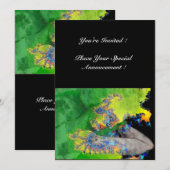 KWEEFSELS, groen geel zwart Kaart (Voorkant / Achterkant)