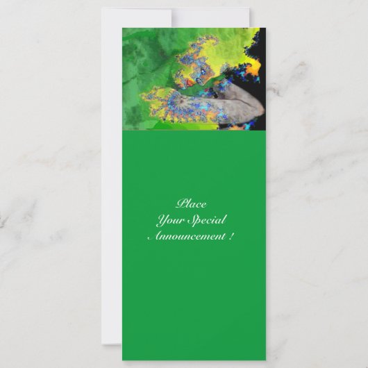 KWEEFSELS, groen geel zwart sinaasappel Kaart (Achterkant)