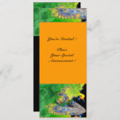 KWEEFSELS, groen geel zwart sinaasappel Kaart (Voorkant / Achterkant)