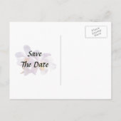 Kweek Delicate Roze Orchideeën Aankondigingskaart (Achterkant)