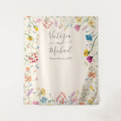 Kweek delicate wilde bloemen voor een bruiloft wandkleed (Voorkant)