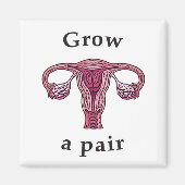 Kweek een paar (van eierstokken) Magneet (Voorkant)