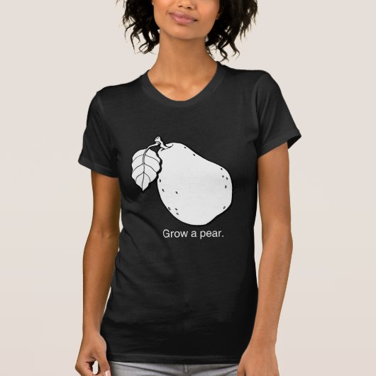 KWEEK EEN PEER - WIT -.png T-shirt (Voorkant)