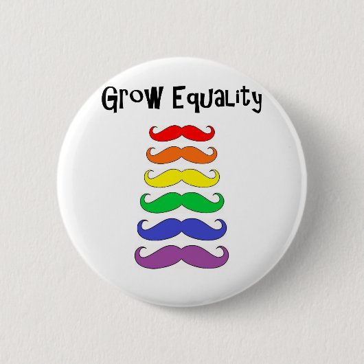 Kweek Gelijkheid Ronde Button 5,7 Cm (Voorkant)