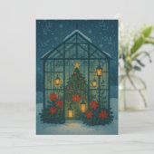 Kweek je eigen kerst feestdagenkaart (Staand voorkant)