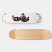 Kweek Paard Aangepaste Tekst Skateboard (Horizontaal)