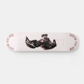 Kweek Paard Aangepaste Tekst Skateboard (Horizontaal)