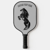 Kweek Paard Pickleball Paddle met aangepaste tekst (Voorkant)
