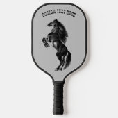 Kweek Paard Pickleball Paddle met aangepaste tekst (Achterkant)