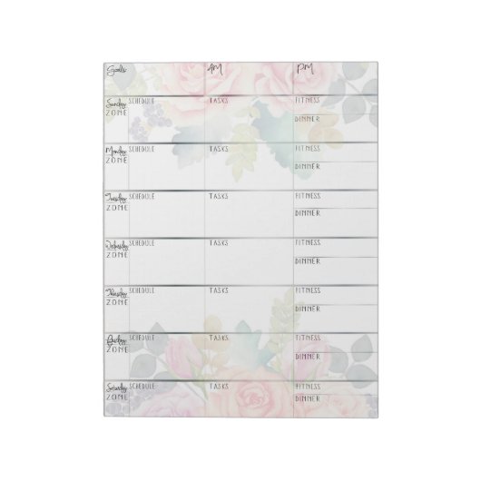 Kweekblad Checklist Planner planning Notitieblok (Linkerzijde)