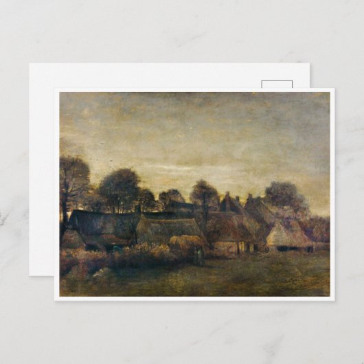 Kweekdorp in Twilight (1884) Briefkaart (Voorkant / Achterkant)