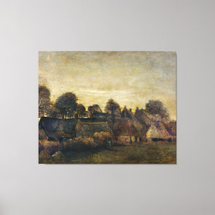 Kweekdorp in Twilight (1884) Canvas Afdruk