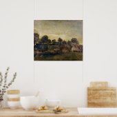 Kweekdorp in Twilight (1884) Poster (Keuken)