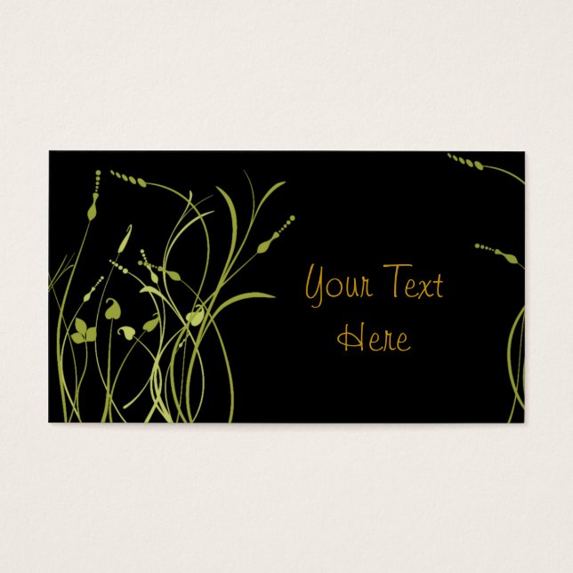 kweekgras visitekaartje (Voorkant)