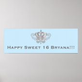 kweekkoninklijk blauwhelm poster (Voorkant)