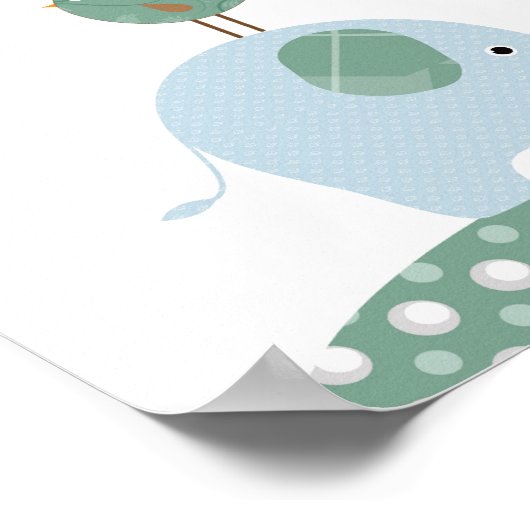 Kweekkunst van olifanten poster (Hoek)