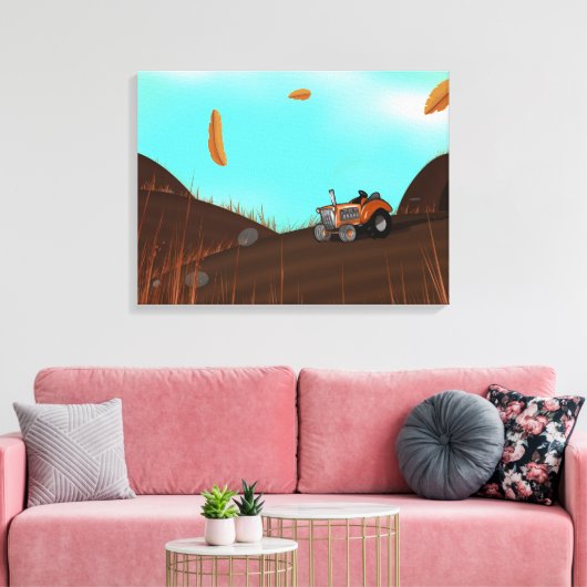  kweektractor canvas afdruk (Insitu (Woonkamer))