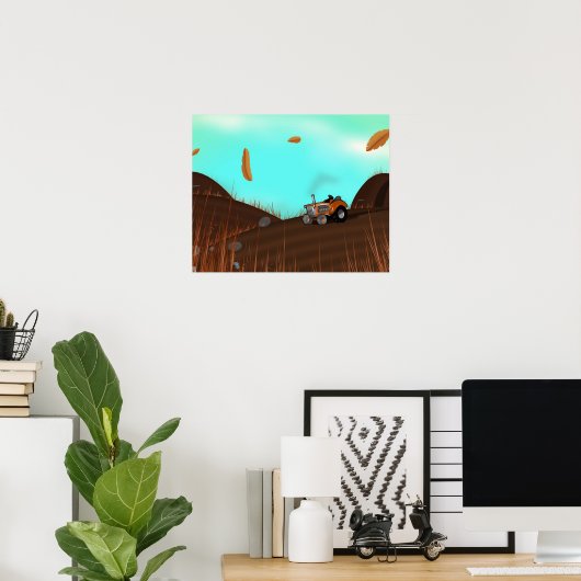  kweektractor poster (Thuiskantoor)