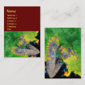 KWEEKVIBRATIES, rood-bruin Visitekaartje (Voorkant / Achterkant)