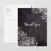 kweekvijver - flourls - monogram karton briefkaart (Voorkant / Achterkant)