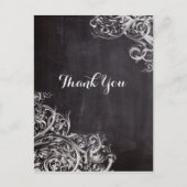 kweekvijver - flourls - monogram karton briefkaart (Voorkant)