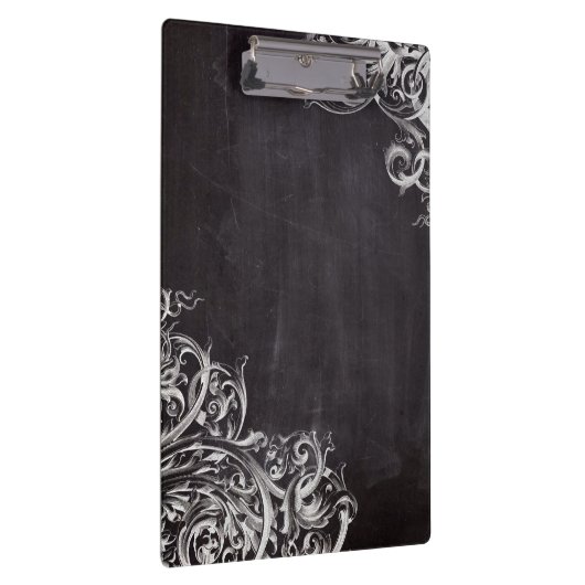 kweekvijver - flourls - monogram karton klembord (Rechts)