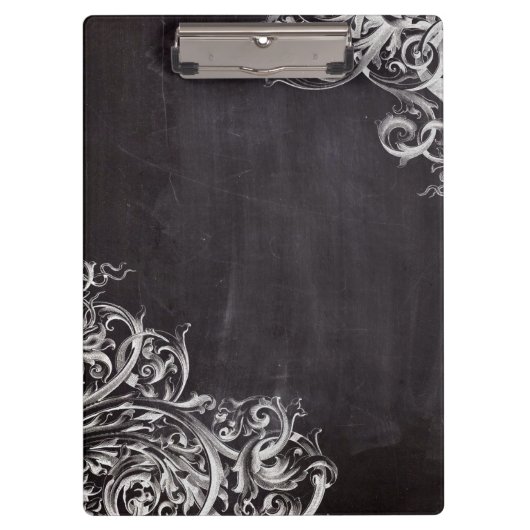 kweekvijver - flourls - monogram karton klembord (Voorkant)