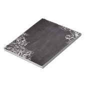 kweekvijver - flourls - monogram karton notitieblok (Linkerzijde)