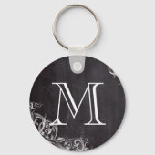 kweekvijver - flourls - monogram karton sleutelhanger (Voorkant)