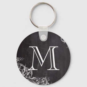 kweekvijver - flourls - monogram karton sleutelhanger