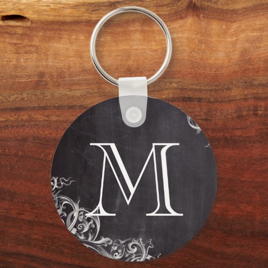 kweekvijver - flourls - monogram karton sleutelhanger (Voorkant)