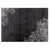 kweekvijver - flourls - monogram karton snijplank (Voorkant)