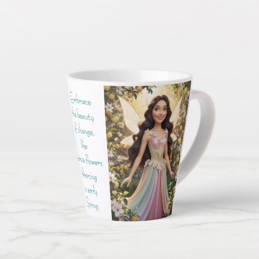 kweepeer latte mok (Rechterhoek)