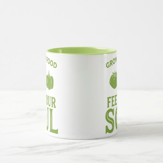 KWEKEN UW VOEDSEL voeden uw ziel Mok (Midden)