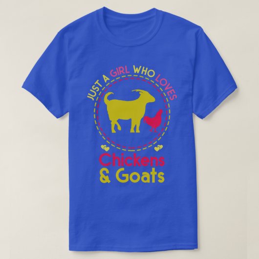 Kweken van kippengeiten t-shirt (Design voorkant)