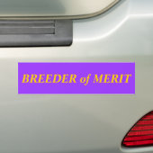 KWEKER VAN VERDIENSTE BUMPERSTICKER (Op auto)