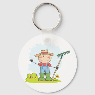Kwekerende jongen sleutelhanger