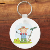 Kwekerende jongen sleutelhanger (Voorkant)
