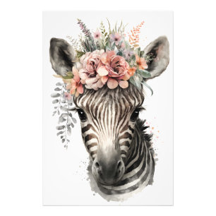 Kwekerij Afbeeldingen van dieren: Zebra Foto Afdruk