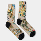 Kwekerij Alice Kleurrijke jaren 1800 Classic Wonde Sokken (Rechts)