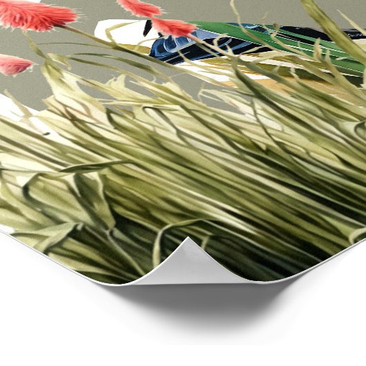 Kwekerij Art Duck Letter K Poster (Hoek)